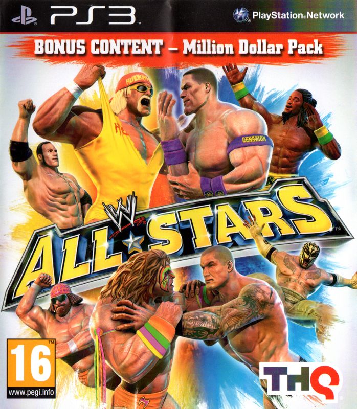 WWE All Stars box art for Playstation 3